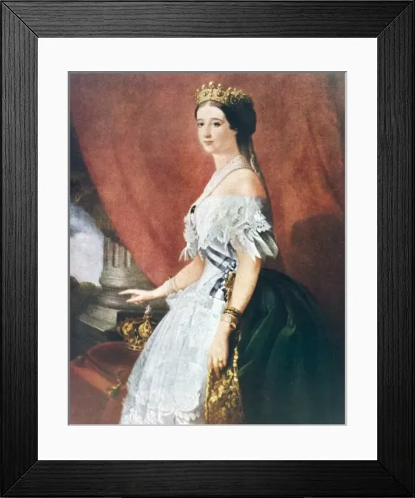 Framed Print : EUGENIE. EUGENIA MARIA DE MONTIJO DE GUZMAN Wife of Napoleon III and Empress of France Framed Print : EUGENIE. EUGENIA MARIA DE MONTIJO DE GUZMAN Wife of Napoleon III and Empress of France