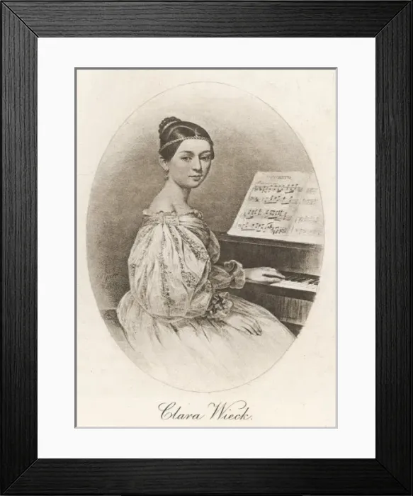 Framed Print : Clara Schumann / Young Framed Print : Clara Schumann / Young