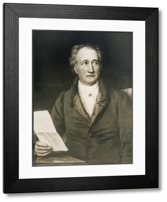 Framed Print : Goethe / Stieler Framed Print : Goethe / Stieler