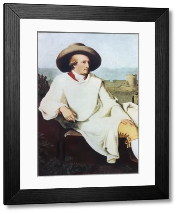 Framed Print : Goethe / Large Hat Ptg Framed Print : Goethe / Large Hat Ptg