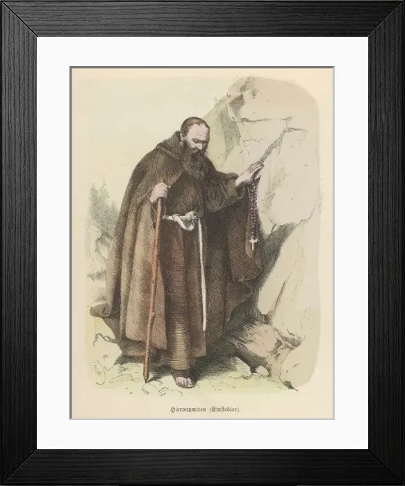 Framed Print : Hermit of Einseidlen Framed Print : Hermit of Einseidlen