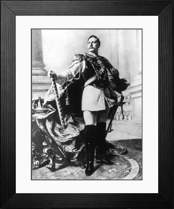 Framed Print : Wilhelm Ii / Grand Pose Framed Print : Wilhelm Ii / Grand Pose