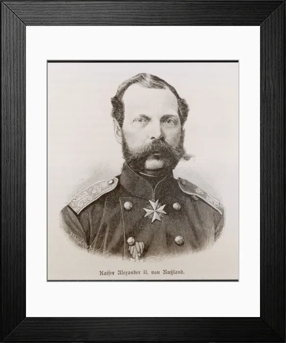 Framed Print : Tsar Alexander Ii / Brenda Framed Print : Tsar Alexander Ii / Brenda