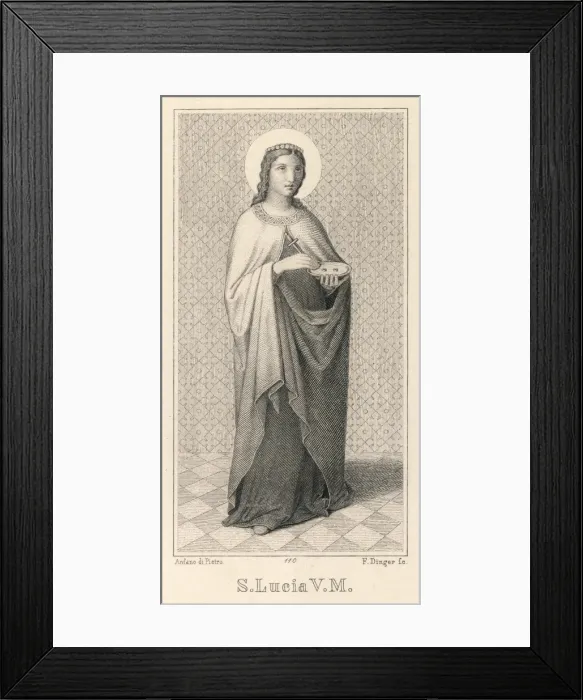 Framed Print : Santa Lucia Framed Print : Santa Lucia
