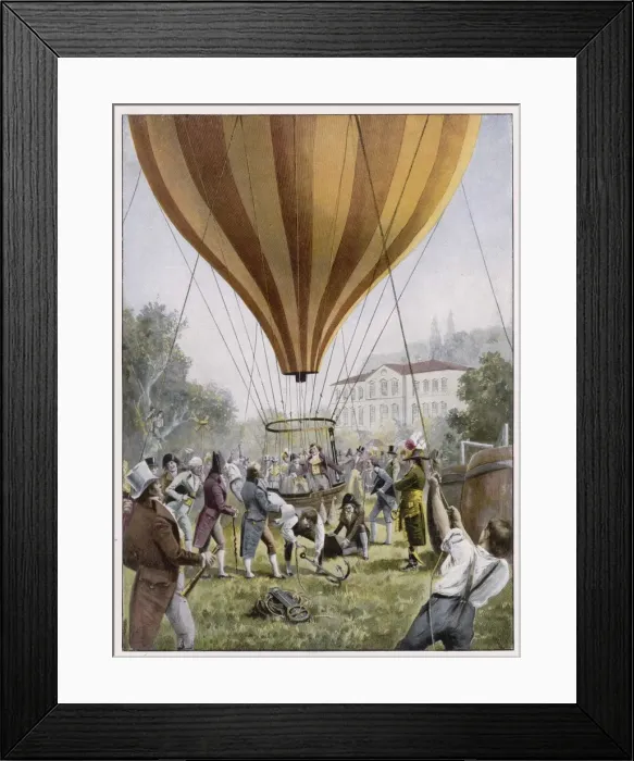Framed Print : Gay Lussac Balloonflight Framed Print : Gay Lussac Balloonflight