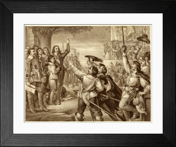 Framed Print : Charles Raises Standard Framed Print : Charles Raises Standard