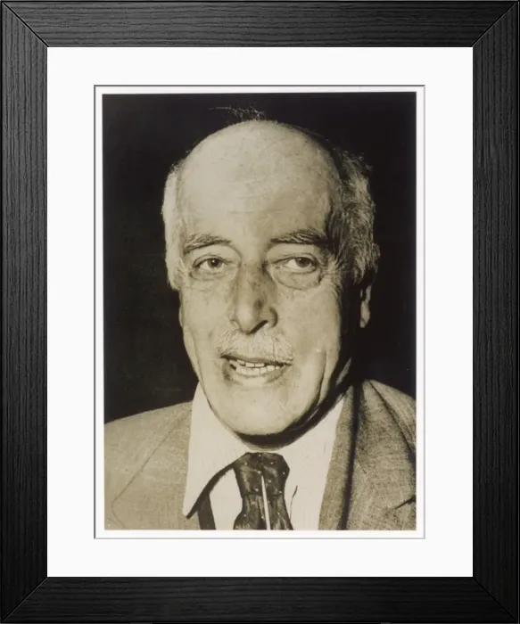 Framed Print : Max Von Laue / Elderly Framed Print : Max Von Laue / Elderly
