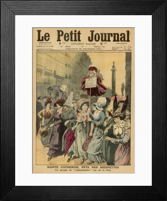 Framed Print : St Catherine Fete 1913 Framed Print : St Catherine Fete 1913