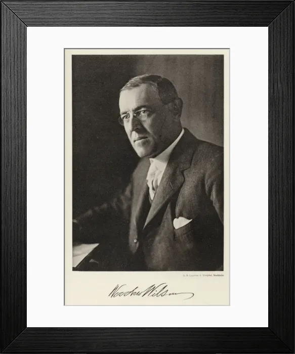 Framed Print : Woodrow Wilson / Nobel 19 Framed Print : Woodrow Wilson / Nobel 19