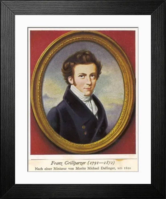Framed Print : Grillparzer / Daffinger Framed Print : Grillparzer / Daffinger