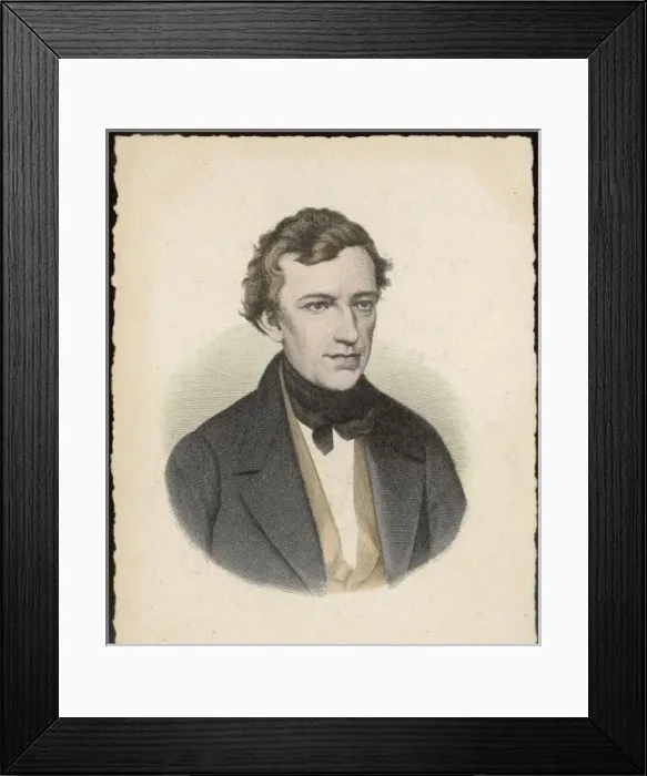 Framed Print : Grillparzer / Postcard Framed Print : Grillparzer / Postcard