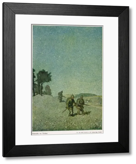 Framed Print : Wwi / 1915 / Verdun Patrol Framed Print : Wwi / 1915 / Verdun Patrol