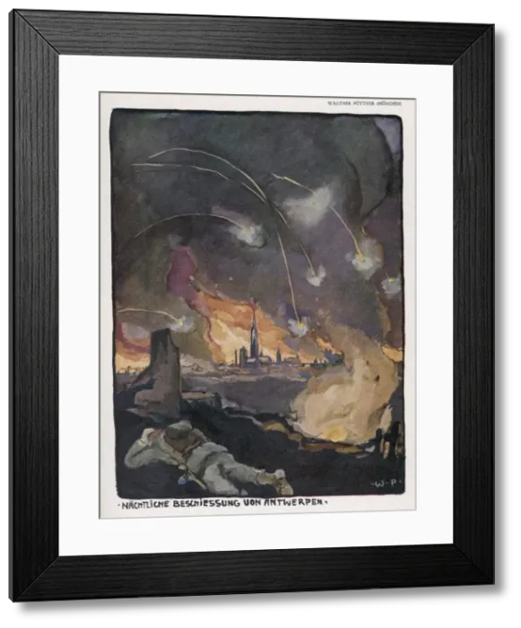 Framed Print : Wwi / 1915 / Antwerp Burns Framed Print : Wwi / 1915 / Antwerp Burns