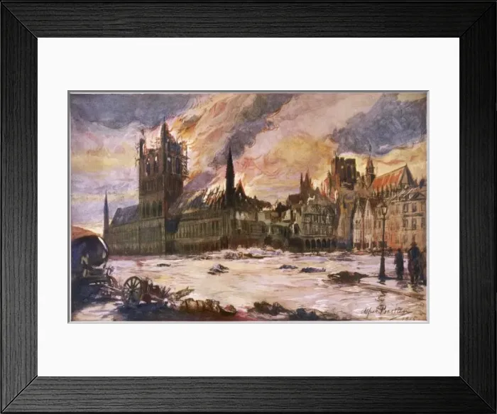 Framed Print : Wwi / 1915 / Ypres / Bastien Framed Print : Wwi / 1915 / Ypres / Bastien