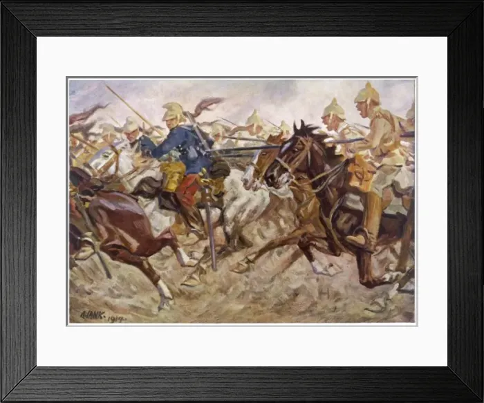 Framed Print : Wwi / 1914 / Cavalry Retreat Framed Print : Wwi / 1914 / Cavalry Retreat