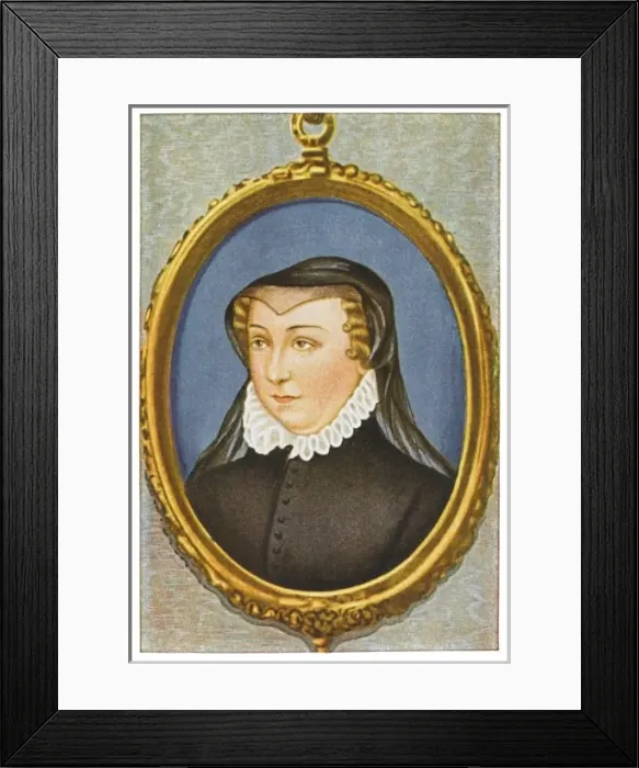 Framed Print : Catherine Medicis / Clouet Framed Print : Catherine Medicis / Clouet