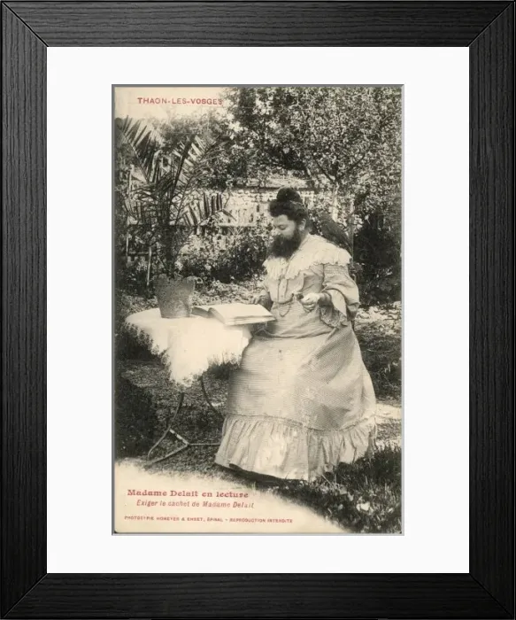 Framed Print : Madame Delait Reading Framed Print : Madame Delait Reading