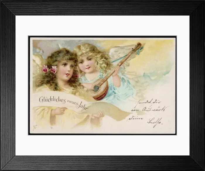 Framed Print : New Year Angels Framed Print : New Year Angels