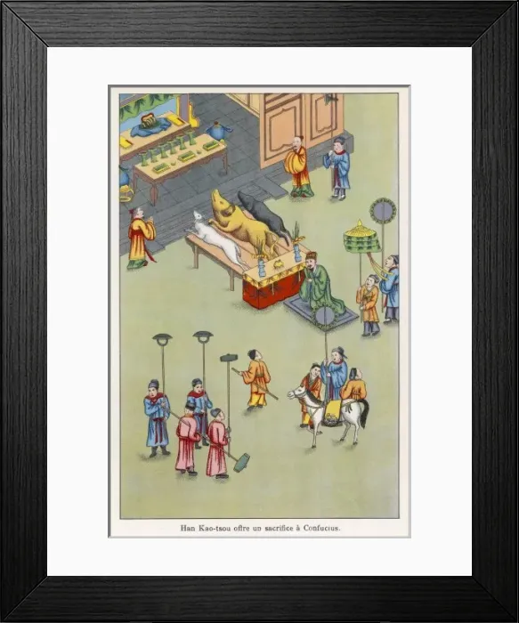 Framed Print : Confucius Honoured Framed Print : Confucius Honoured