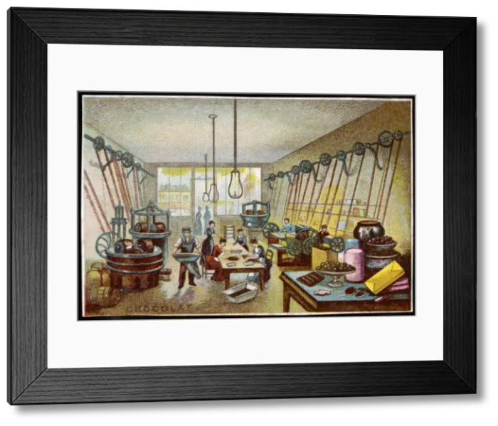 Framed Print : Making Chocolate Framed Print : Making Chocolate