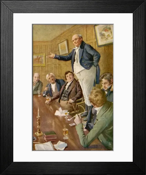 Framed Print : Dickens / Pickwick Papers Framed Print : Dickens / Pickwick Papers