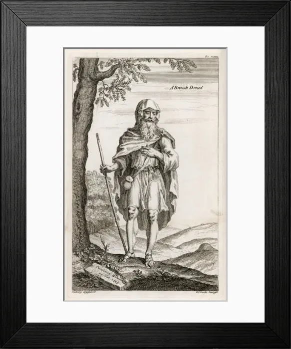 Framed Print : Religion / Druids / Stukeley Framed Print : Religion / Druids / Stukeley