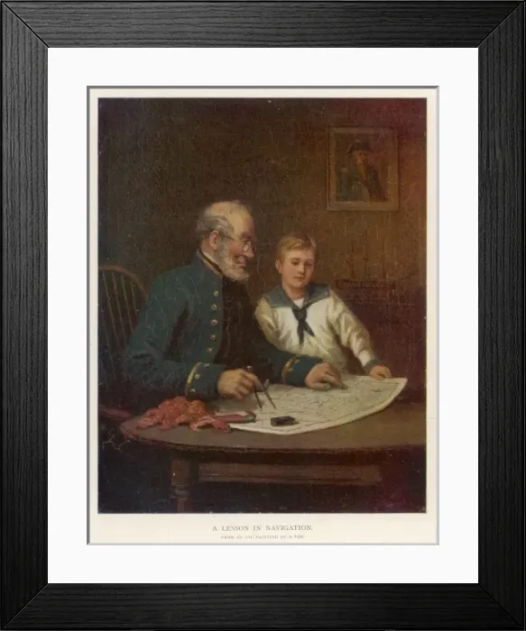 Framed Print : Navigation Lesson Framed Print : Navigation Lesson