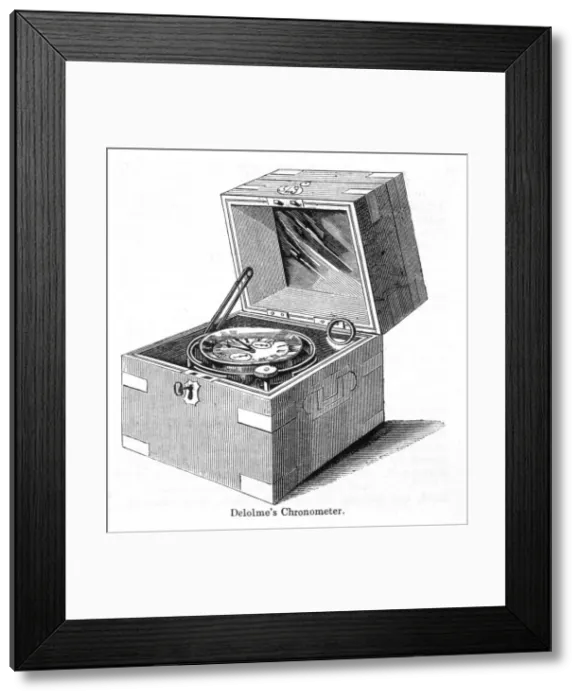 Framed Print : Delolmes Chronometer Framed Print : Delolmes Chronometer