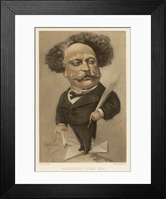 Framed Print : Dumas Fils (Gill) Framed Print : Dumas Fils (Gill)