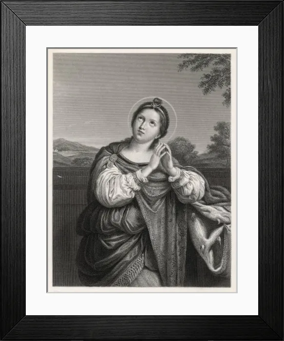 Framed Print : Saint Agnes / Bourne Framed Print : Saint Agnes / Bourne