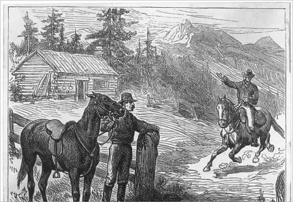 Pony Express in Rockies