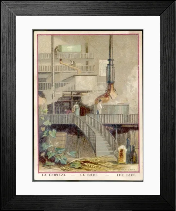 Framed Print : Scene in a Brewery Framed Print : Scene in a Brewery