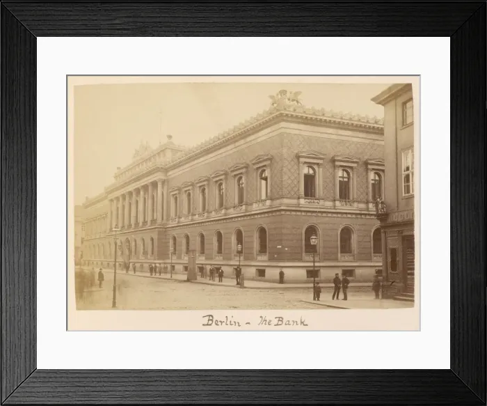 Framed Print : Berlin / Main Bank C1910 Framed Print : Berlin / Main Bank C1910