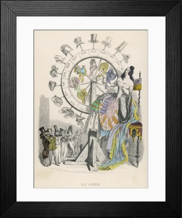 Framed Print : The Wheel of Fashion Framed Print : The Wheel of Fashion