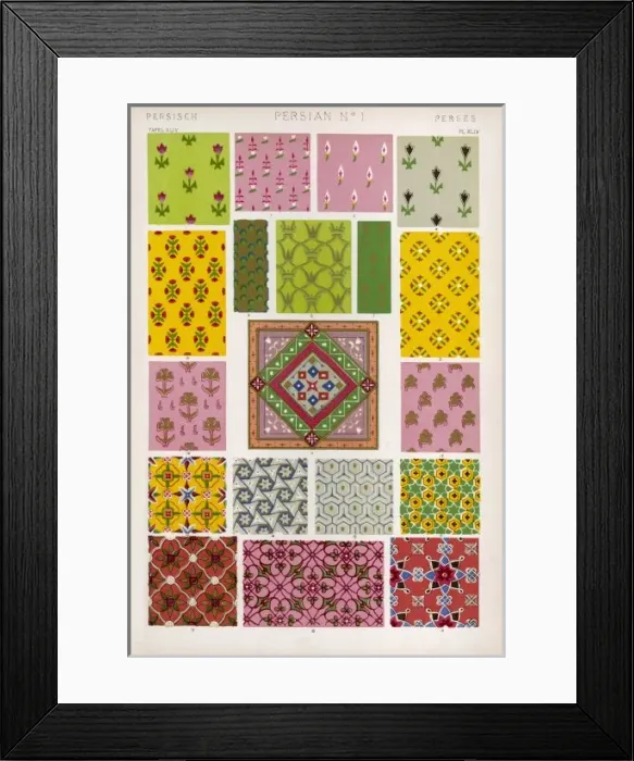 Framed Print : Owen Jones Persian 44 Framed Print : Owen Jones Persian 44