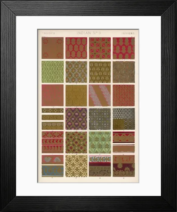 Framed Print : Owen Jones Indian 51 Framed Print : Owen Jones Indian 51