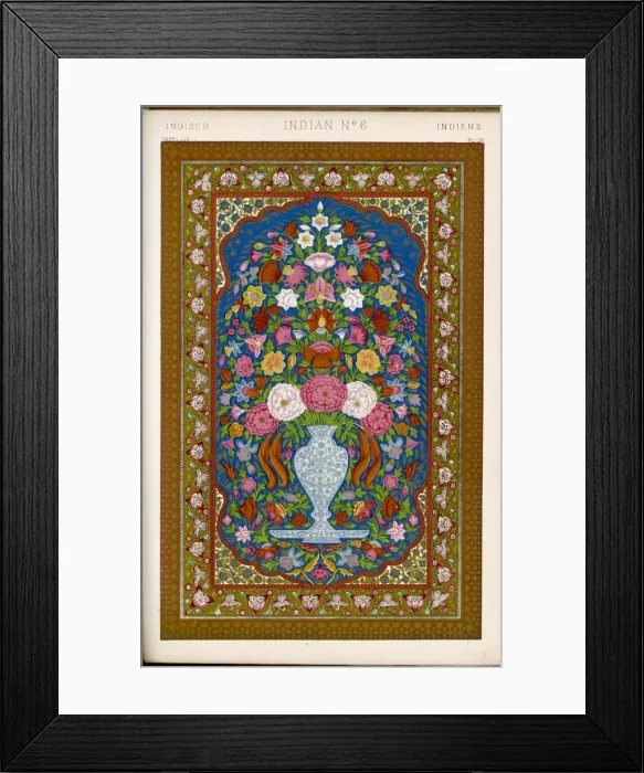Framed Print : Owen Jones Indian 54 Framed Print : Owen Jones Indian 54