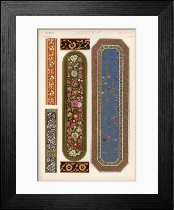 Framed Print : Owen Jones Indian 54* Framed Print : Owen Jones Indian 54*