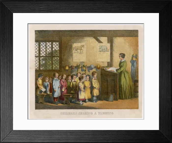 Framed Print : Rural Infant School Framed Print : Rural Infant School