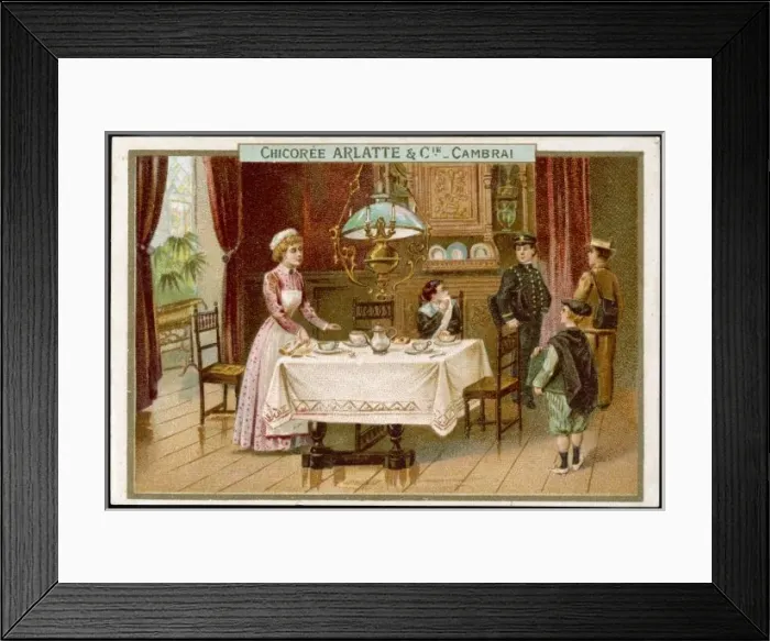 Framed Print : Boys at Breakfast Framed Print : Boys at Breakfast