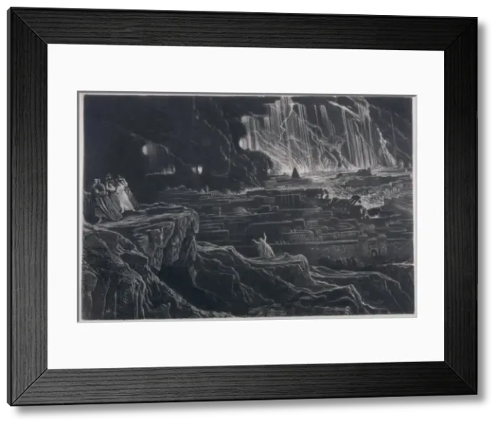 Framed Print : Sodom, Gomorrah  /  Martin