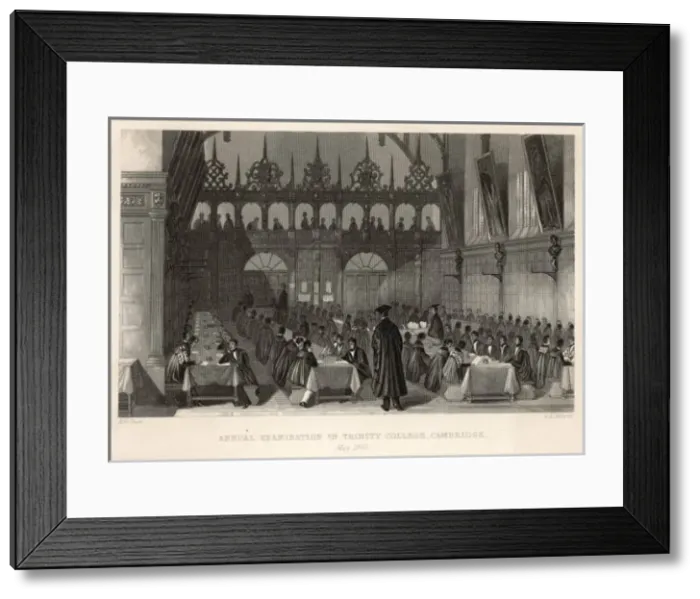 Framed Print : Cambridge Uni Exams Trin Framed Print : Cambridge Uni Exams Trin