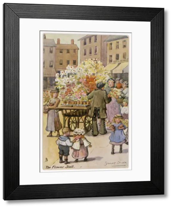 Framed Print : London Flower Stall Framed Print : London Flower Stall