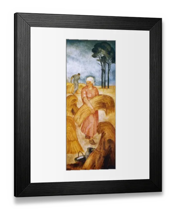 Framed Print : Harvesting in Germany Framed Print : Harvesting in Germany