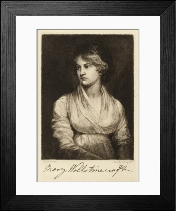 Framed Print : Mary Wollstonecraft Framed Print : Mary Wollstonecraft