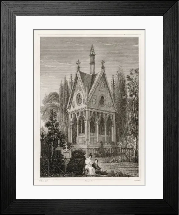 Framed Print : Abelard / Heloise / Tomb Framed Print : Abelard / Heloise / Tomb