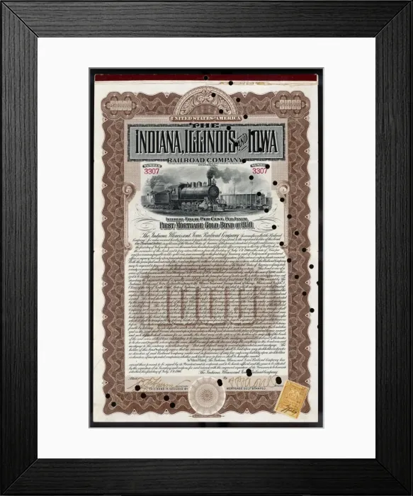 Framed Print : Indiana, Illinois, Iowa Framed Print : Indiana, Illinois, Iowa