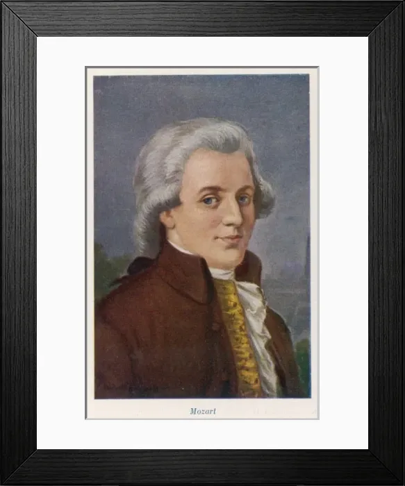 Framed Print : Mozart (Klingsbogl) Framed Print : Mozart (Klingsbogl)