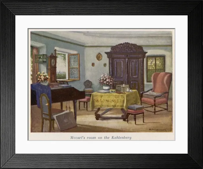 Framed Print : W a Mozart, home Vienna Framed Print : W a Mozart, home Vienna