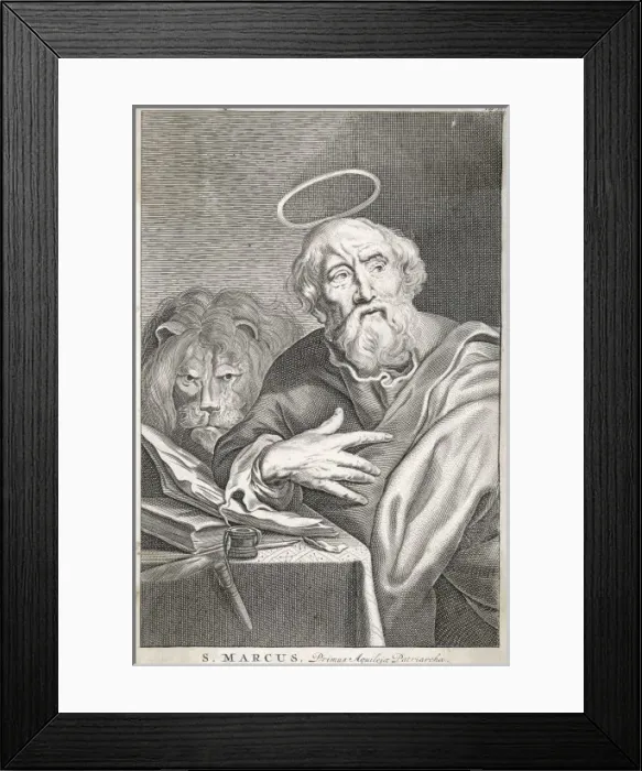 Framed Print : St Mark / Evangelist / Anon Framed Print : St Mark / Evangelist / Anon